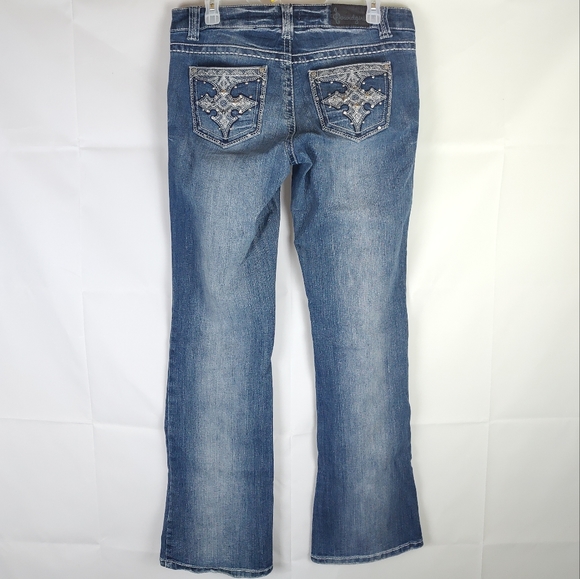 Soundgirl Bootcut Jeans Size 9 | Casual Western Rodeo Cowgirl Denim Fall Outdoor - Picture 6 of 8